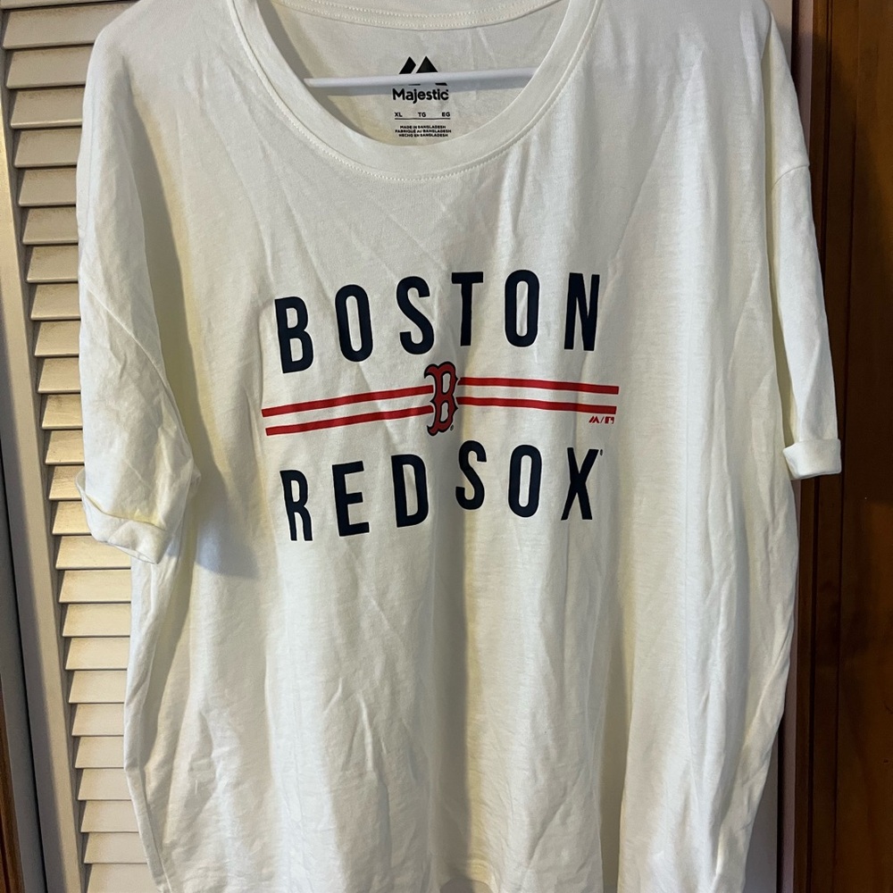 Majestic Classic White Tee